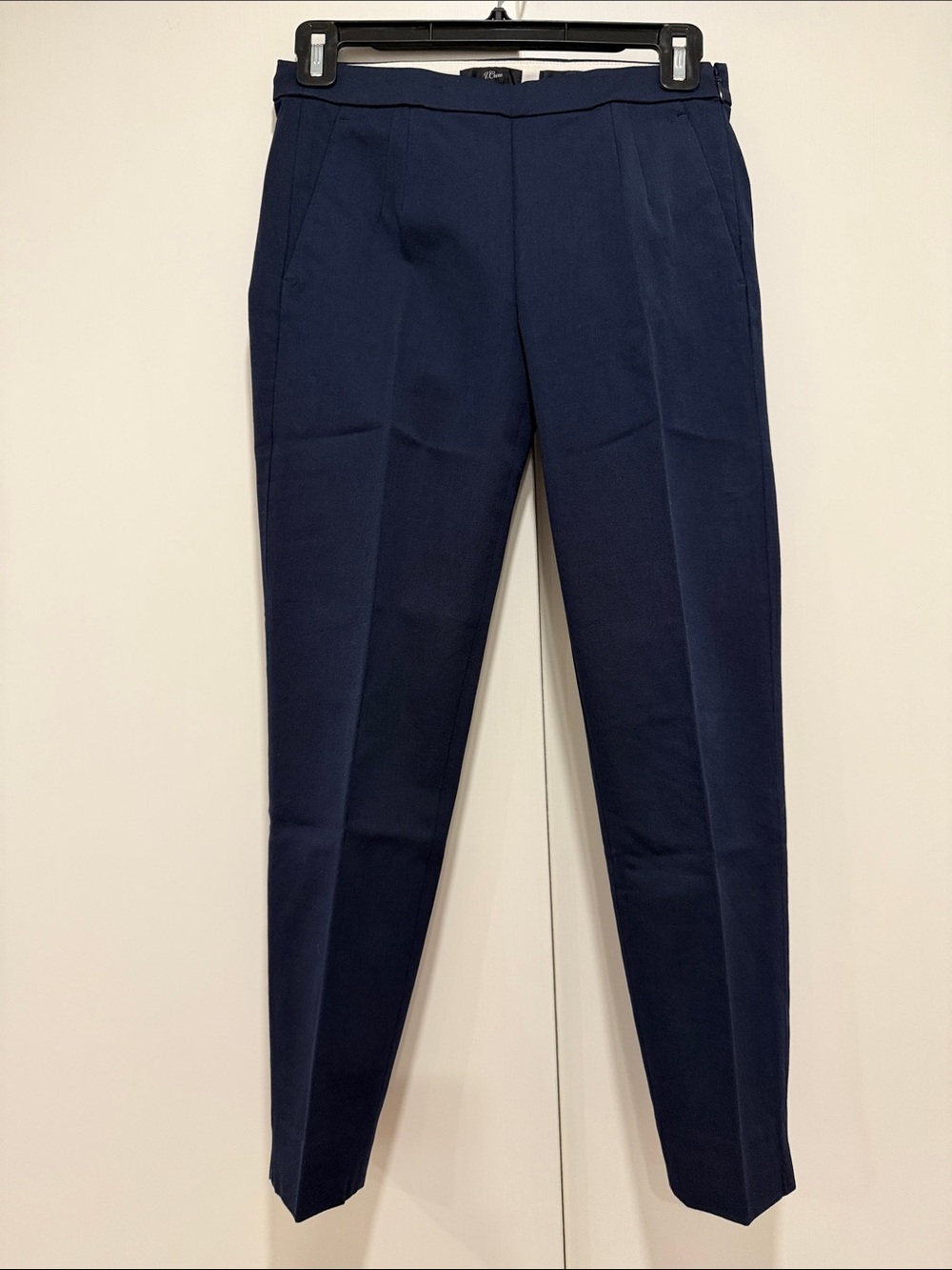 J. Crew Navy Cropped Tailored Women's Pants